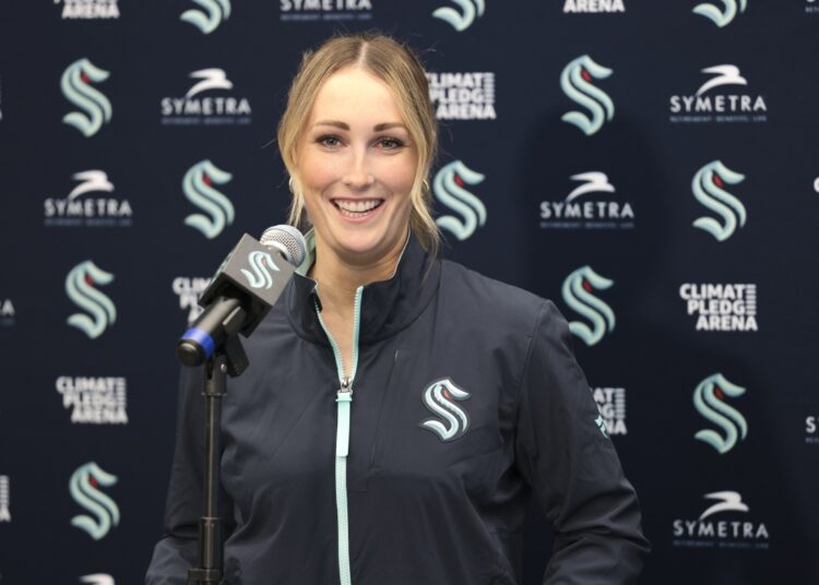 In an NHL first, Jessica Campbell will be assistant coach with Seattle Kraken : NPR